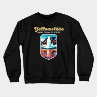 USA - NATIONAL PARK - YELLOWSTONE Grand Prismatic Spring - 1 Crewneck Sweatshirt